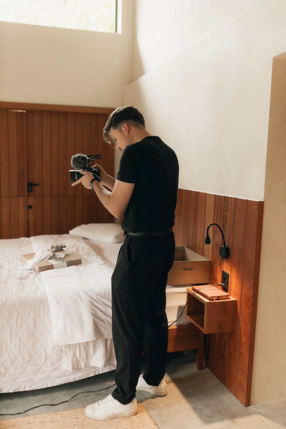 Photographe professionnel CAMBRA — shooting d'un bien d'exception en mise en scène